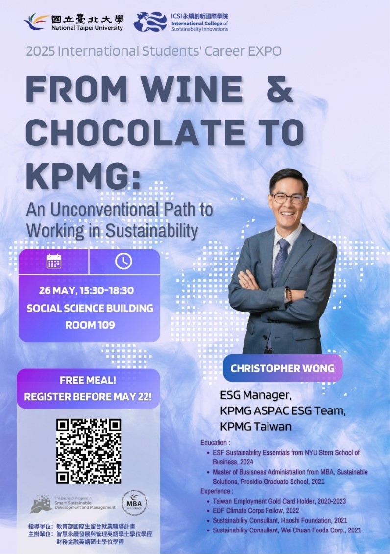 From Wine and Chocolate to KPMG: An Unconventional Path to Working in Sustainability