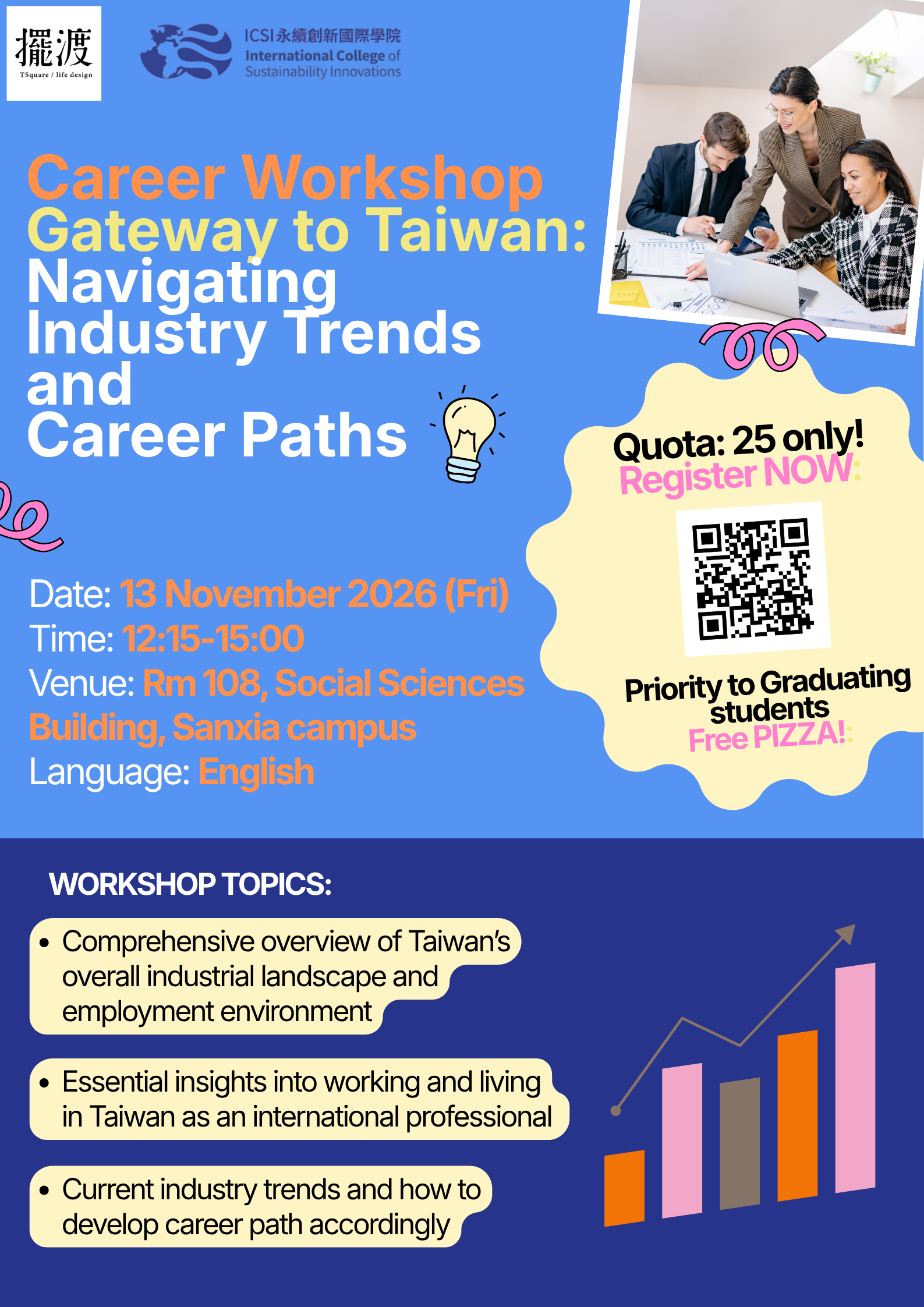 [Career Workshop] Gateway to Taiwan: Navigating Industry Trends and Career Paths